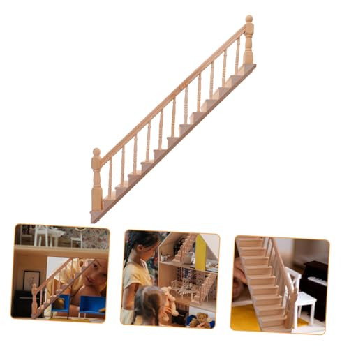 HOOTNEE Puppenhaus Handlauf, Möbelzubehör, Dekoration, Kleine Treppen, Puppenhaus Handläufe Für Innentreppen, Mini Hauszubehör, Das Wirklich Funktioniert, Treppengeländer Für Puppenhaus HOOTNEE Puppenhaus Handlauf, Möbelzubehör, Dekoration, Kleine Treppen, Puppenhaus Handläufe Für Innentreppen, Mini Hauszubehör, Das Wirklich Funktioniert, Treppengeländer Für Puppenhaus von HOOTNEE