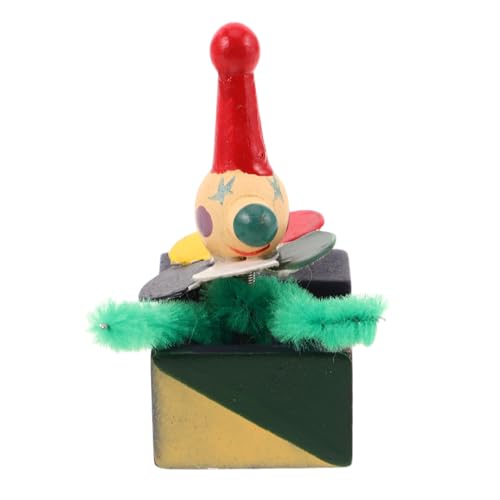 HOOTNEE Puppenhaus-Layout-zubehör: Clown-Box Aus Holz – Dekoratives Clown-Ornament Im Mini-Haus – Sammlerzubehör Für Puppenhäuser – Mini-Haus-Dekoration HOOTNEE Puppenhaus-Layout-zubehör: Clown-Box Aus Holz – Dekoratives Clown-Ornament Im Mini-Haus – Sammlerzubehör Für Puppenhäuser – Mini-Haus-Dekoration von HOOTNEE