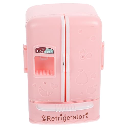 HOOTNEE Puppenhaus-Modell Kühlschrank Miniaturmodellmöbel Küchenminiaturen Rosa Abs HOOTNEE Puppenhaus-Modell Kühlschrank Miniaturmodellmöbel Küchenminiaturen Rosa Abs von HOOTNEE