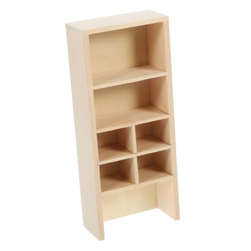 HOOTNEE Puppenhaus Schließfach, Miniatur Bücherregal Für Puppenhaus, Miniatur Bücherregal, Deko, Puppenhaus Schrank, Puppenhaus Mini Schrank, Mini Schrank Zum Basteln, Miniatur Schrank, von HOOTNEE