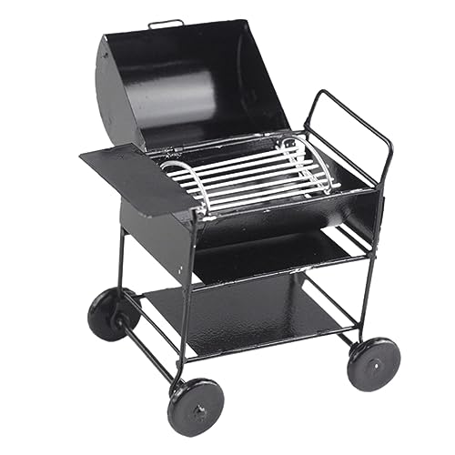HOOTNEE Puppenhaus Mini BBQ Rack Miniatur Grill Modell Dekorative Szene Layout Für Jungen Und Mädchen von HOOTNEE