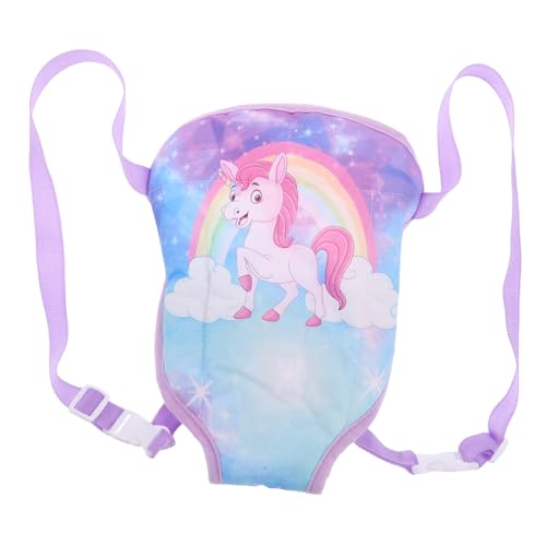 HOOTNEE Niedlicher Weicher Puppenrucksack 18 Zoll Puppenzubehör Spielen Verstellbare Träger Kind Sling von HOOTNEE