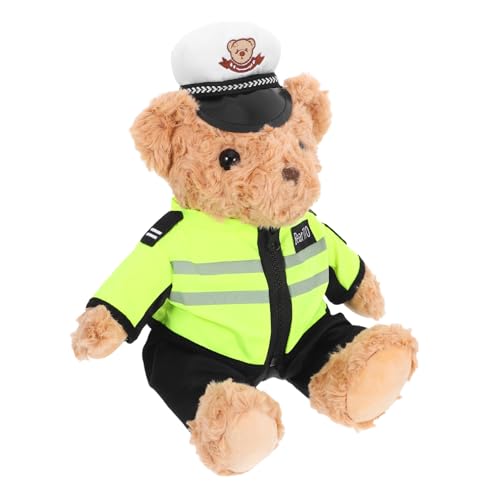 HOOTNEE Plüschtier „polizeibär“ Für Kinder Säuglinge Und Kleinkinder von HOOTNEE