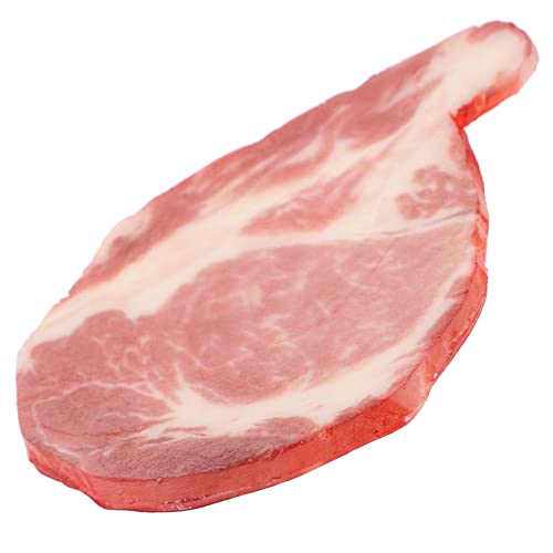 HOOTNEE Realistisches Künstliches Rindfleisch Modell Lebensechte Fake Beef Scheiben Restaurant Dekoration Küchenprop für Ausstellung und Werbung von HOOTNEE