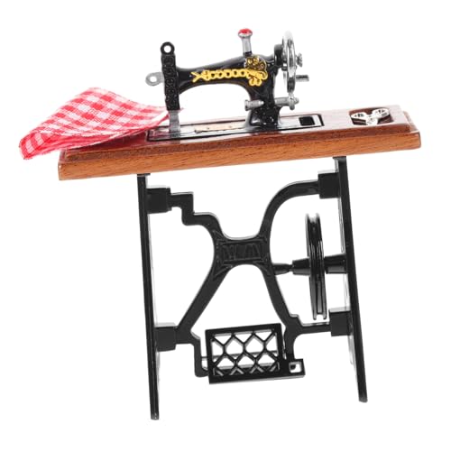 HOOTNEE Retro Nähmaschinenmodell, Miniatur Hauseinrichtung, Mini Nähmaschine, Spielzeug Nähmaschine, Winzige Hauseinrichtung, Vintage Miniatur Nähmaschine, Miniatur Nähmaschinenmodell HOOTNEE Retro Nähmaschinenmodell, Miniatur Hauseinrichtung, Mini Nähmaschine, Spielzeug Nähmaschine, Winzige Hauseinrichtung, Vintage Miniatur Nähmaschine, Miniatur Nähmaschinenmodell von HOOTNEE