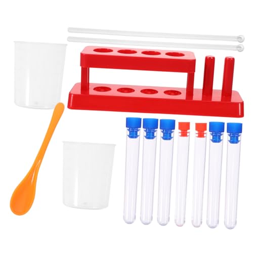 HOOTNEE STEM Experimentier Set Für 1 Set Mit Reagenzglasständer 6 Reagenzgläsern 2 Messbechern 2 Rührstäbchen Und Probierlöffel Wissenschaftliche Spielzeuge Für Kreative HOOTNEE STEM Experimentier Set Für 1 Set Mit Reagenzglasständer 6 Reagenzgläsern 2 Messbechern 2 Rührstäbchen Und Probierlöffel Wissenschaftliche Spielzeuge Für Kreative von HOOTNEE