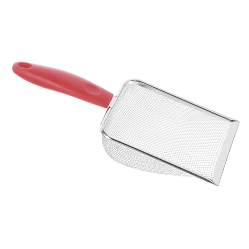 HOOTNEE Sandschaufel Für Strand Muscheln Sieb Schaufel Netzschaufel Graben Filter Schälwerkzeuge Sandentfernung Sandentferner Edelstahl Rot HOOTNEE Sandschaufel Für Strand Muscheln Sieb Schaufel Netzschaufel Graben Filter Schälwerkzeuge Sandentfernung Sandentferner Edelstahl Rot von HOOTNEE