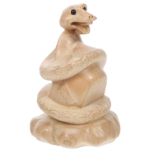 HOOTNEE Schlangen Holzschnitzerei Ornamente, Künstliches Schlangenmodell, Schlangendekoration, Schlangenfigur, Lebendige Künstliche Schlangen, Simuliertes Schlangenmodell, Interessante HOOTNEE Schlangen Holzschnitzerei Ornamente, Künstliches Schlangenmodell, Schlangendekoration, Schlangenfigur, Lebendige Künstliche Schlangen, Simuliertes Schlangenmodell, Interessante von HOOTNEE