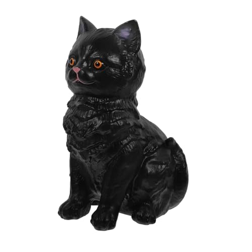 HOOTNEE Schwarzes Katzenspielzeug, Entzückende Katzen Desktop Dekoration, Ausgestopftes Katzenmodell, Desktop Katzen Dekoration, Kleine Katzenstatue, Kätzchenfigur, Künstliche HOOTNEE Schwarzes Katzenspielzeug, Entzückende Katzen Desktop Dekoration, Ausgestopftes Katzenmodell, Desktop Katzen Dekoration, Kleine Katzenstatue, Kätzchenfigur, Künstliche von HOOTNEE