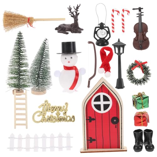 HOOTNEE Miniatur Weihnachtsdekoration Set DIY Bastelbedarf Mini Dekorationen Xmas DIY Decor Mini Teile Xmas Mini Ornamente Perfekte Weihnachtsdeko HOOTNEE Miniatur Weihnachtsdekoration Set DIY Bastelbedarf Mini Dekorationen Xmas DIY Decor Mini Teile Xmas Mini Ornamente Perfekte Weihnachtsdeko von HOOTNEE