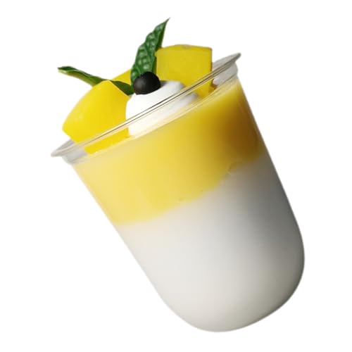 HOOTNEE Simulationskuchenmodell Künstliches Dessert Falsches Cupcake Modell Simulationspudding Dessertmodell Realistisches Dessert Künstlicher Cupcake Künstlicher Kuchen Falsches Pudding von HOOTNEE