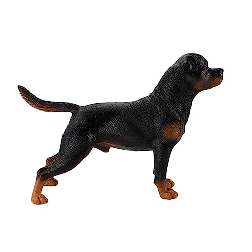 HOOTNEE Hundefigur Massiver Kunststoff Pädagogisches Hundespielzeug Für Jungen Und Mädchen Realistisches Haustier Für Jungen Und Mädchen von HOOTNEE