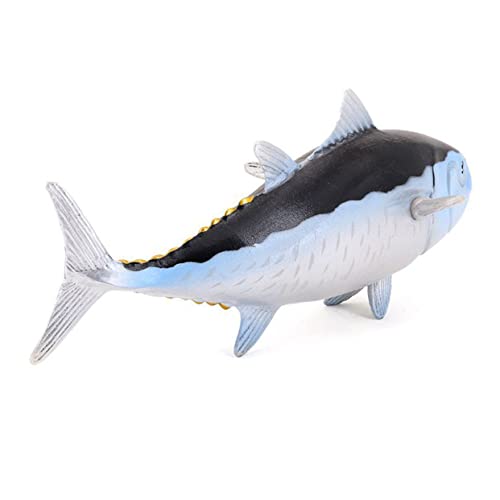 HOOTNEE Simulierter Thunfisch Figur des Meereslebens Thunfisch-Modelle Lebensechte Meeresfische Künstliches Lebensmittelmodell Figuren Meer Home Decor Haushalt PVC Kleiner Fisch von HOOTNEE