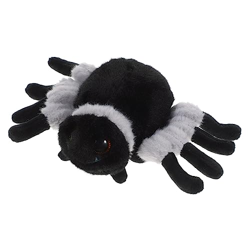 HOOTNEE Spinnenpuppe Stoffspinne Tierpuppe Stoffspinne Plüsch Lustiges Gruseliges Spielzeug Dekoratives Spinnenspielzeug Halloween Puppe Spinne Stofftier Spinne Plüschtier Gruselige von HOOTNEE