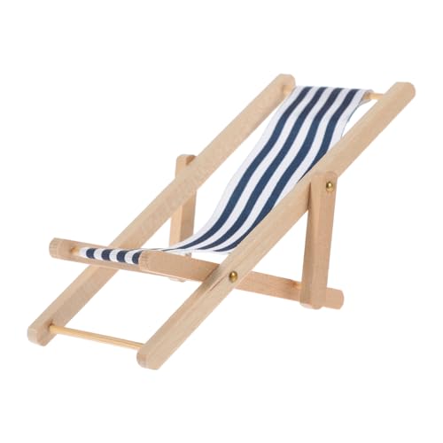 HOOTNEE Strandliegestuhl Modell, Miniatur Liegestuhl, Mini Ornament, Miniatur Stuhl Zur Dekoration, Mini Klappstrandstuhl, Miniatur Liegestuhl Requisite, Mini Ornament, Mini Liegestuhl von HOOTNEE
