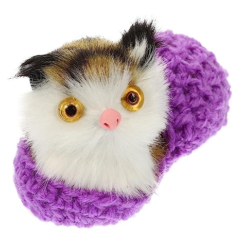 HOOTNEE Süßes Katzen Realistische Simulation Dekoration für Kinderzimmer und Zuhause Kuscheliges und Kreatives Design für Freude von HOOTNEE