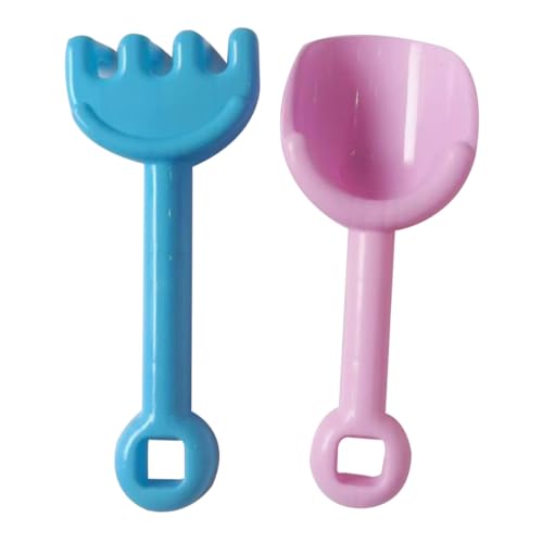 HOOTNEE Teiliges Strandspielzeug Robuster Sandbagger und Harke Sichere Kunststoffspielzeuge für Sandkasten Fördert Kreativität für Jungen und Mädchen Leichte Handhabung Zufällige Farbe von HOOTNEE