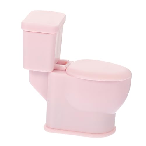 HOOTNEE 1stück Miniatur Toilette Niedliche Rosa Toilette Für Mini Badezimmer Ergänzung Für Zubehör Und Spielzeug HOOTNEE 1stück Miniatur Toilette Niedliche Rosa Toilette Für Mini Badezimmer Ergänzung Für Zubehör Und Spielzeug von HOOTNEE