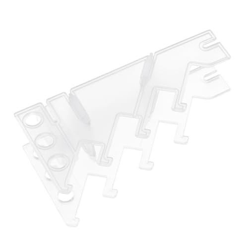 HOOTNEE Transparente Finger Skateboard Aufbewahrungshalterung Platzsparender Display für Finger Skateboards für Zuhause aus Kunststoff Multifunktional und Leicht zu Montieren von HOOTNEE