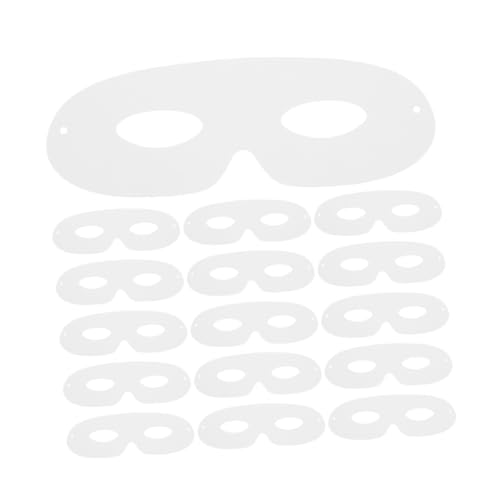 HOOTNEE Unbemalte Maske Halbmaske Papierkunstmasken Bühnenmaske Tierzeichnungsmasken Venezianische Maske Anime Masken Karnevals Augenmaske Tierkostüm Handbemalte Masken von HOOTNEE