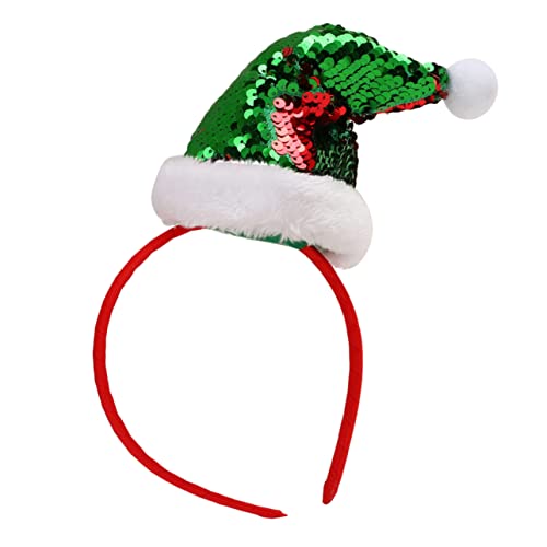 HOOTNEE Weihnachtsmütze Stirnband Mit Pailletten Bequem Einheitsgröße Passend Für Erwachsene Jungen Und Mädchen HOOTNEE Weihnachtsmütze Stirnband Mit Pailletten Bequem Einheitsgröße Passend Für Erwachsene Jungen Und Mädchen von HOOTNEE