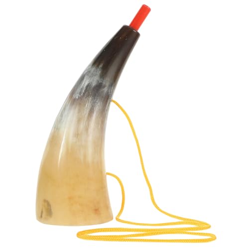 HOOTNEE Wikingerhorn Requisiten, Halloween Horn Requisiten, Party Horn, Blashorn, Blashörner, Ochsenhorn, Piratenhorn, Hörner, Cosplay, Wikingerhorn, Trompete, Blashorn, Rollenspiel Horn von HOOTNEE