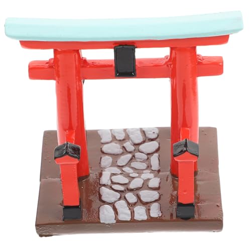 HOOTNEE Mini-Torii-Tor Aus Kunstharz Japanisches Torii-Tor Modell Miniatur-Tor-Ornament Für Mini-landschaften Mini-Haus HOOTNEE Mini-Torii-Tor Aus Kunstharz Japanisches Torii-Tor Modell Miniatur-Tor-Ornament Für Mini-landschaften Mini-Haus von HOOTNEE