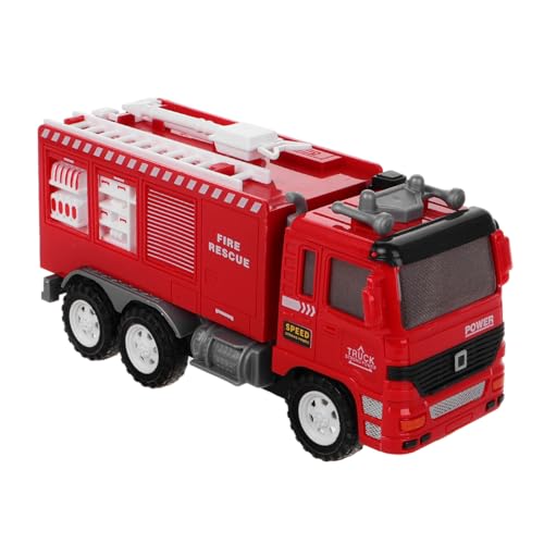 HOOTNEE Zurückziehbares Feuerwehrspielzeug Auto Feuerwehrfahrzeug Modell Kleines Konstruktionsfahrzeug mit Push and Go Mechanismus für Kreative Rollenspiele und Motorische Entwicklung HOOTNEE Zurückziehbares Feuerwehrspielzeug Auto Feuerwehrfahrzeug Modell Kleines Konstruktionsfahrzeug mit Push and Go Mechanismus für Kreative Rollenspiele und Motorische Entwicklung von HOOTNEE