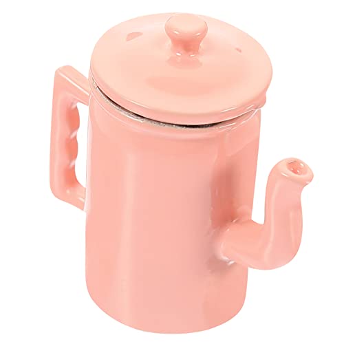 puppenhaus wasserkocher Mini-Teekanne für die Küche Mini-Puppenhaus Möbel Spielzeug Mini-Kaffeekanne-Requisite für Puppenhaus Miniaturmodell Einer Kaffeekanne Krug von HOOTNEE