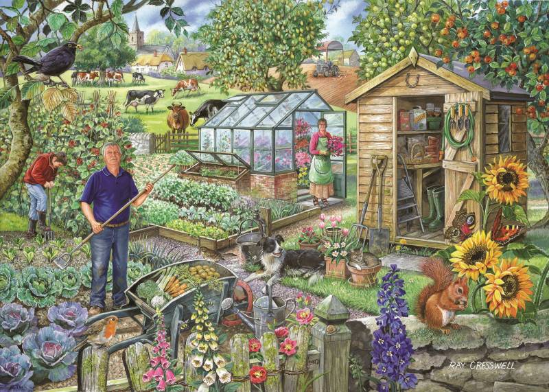 HOP - House of Puzzles At The Allotment 1000 Teile Puzzle House-of-Puzzles-HP0732 HOP - House of Puzzles At The Allotment 1000 Teile Puzzle House-of-Puzzles-HP0732 von HOP - House of Puzzles