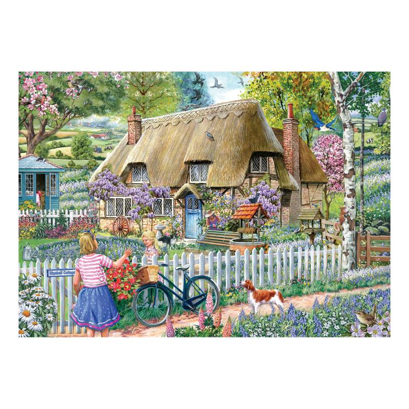 HOP - House of Puzzles Bluebell Cottage 1000 Teile Puzzle House-Of-Puzzles-HP0711 von HOP - House of Puzzles
