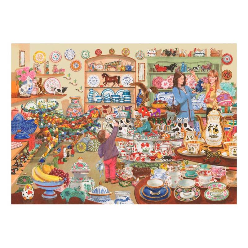 HOP - House of Puzzles Stiere Im Porzellanladen 1000 Teile Puzzle House-Of-Puzzles-HP0632 von HOP - House of Puzzles