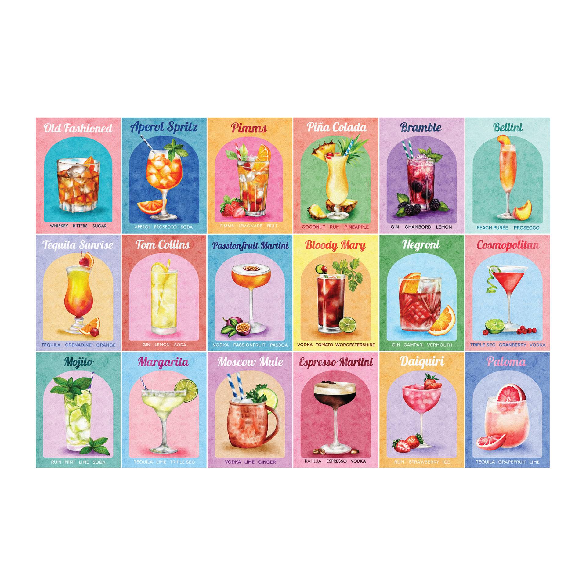 HOP - House of Puzzles Bunte Cocktails 1000 Teile Puzzle House-Of-Puzzles-HP0700 HOP - House of Puzzles Bunte Cocktails 1000 Teile Puzzle House-Of-Puzzles-HP0700 von HOP - House of Puzzles