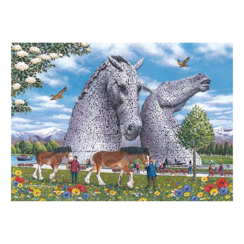HOP - House of Puzzles Die Kelpies 1000 Teile Puzzle House-Of-Puzzles-HP0816 von HOP - House of Puzzles