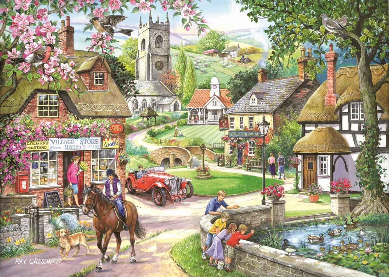 HOP - House of Puzzles Enten Füttern 1000 Teile Puzzle House-Of-Puzzles-HP0209 von HOP - House of Puzzles