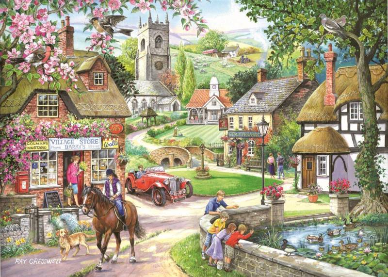 HOP - House of Puzzles Enten Füttern 1000 Teile Puzzle House-Of-Puzzles-HP0209 von HOP - House of Puzzles