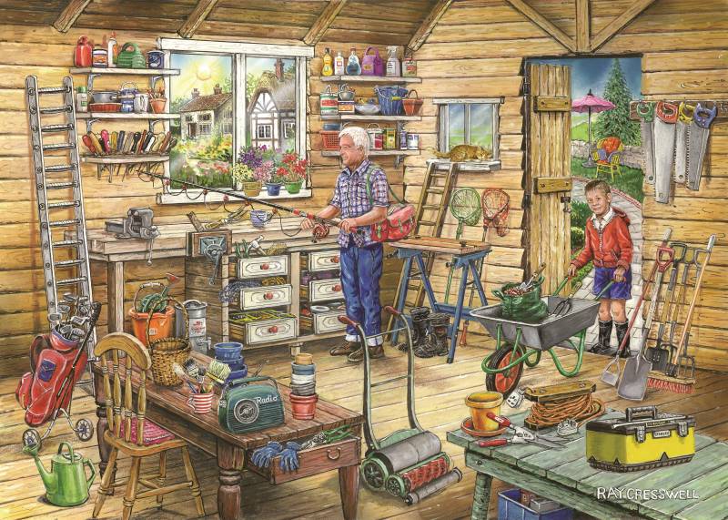 HOP - House of Puzzles Freds Hütte 500 Teile Puzzle House-Of-Puzzles-HP0751 von HOP - House of Puzzles