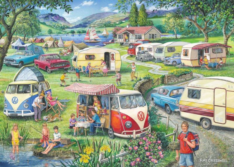 HOP - House of Puzzles Ferienglück 1000 Teile Puzzle House-Of-Puzzles-HP0298 von HOP - House of Puzzles