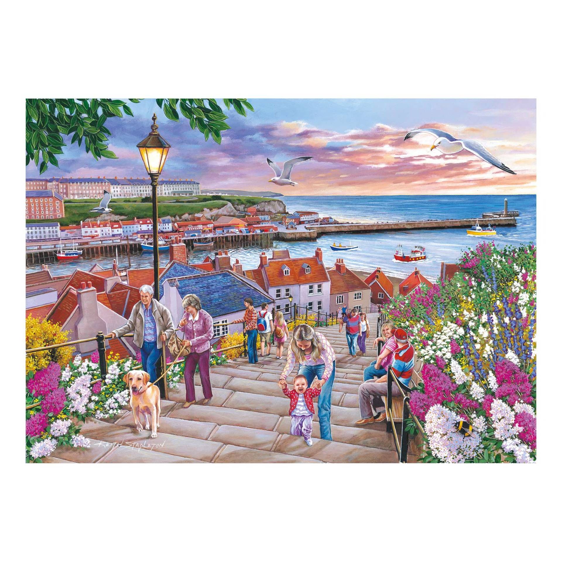 HOP - House of Puzzles Mini Puzzle - 199 Steps Whitby 150 Teile Puzzle House-Of-Puzzles-HP0799 von HOP - House of Puzzles