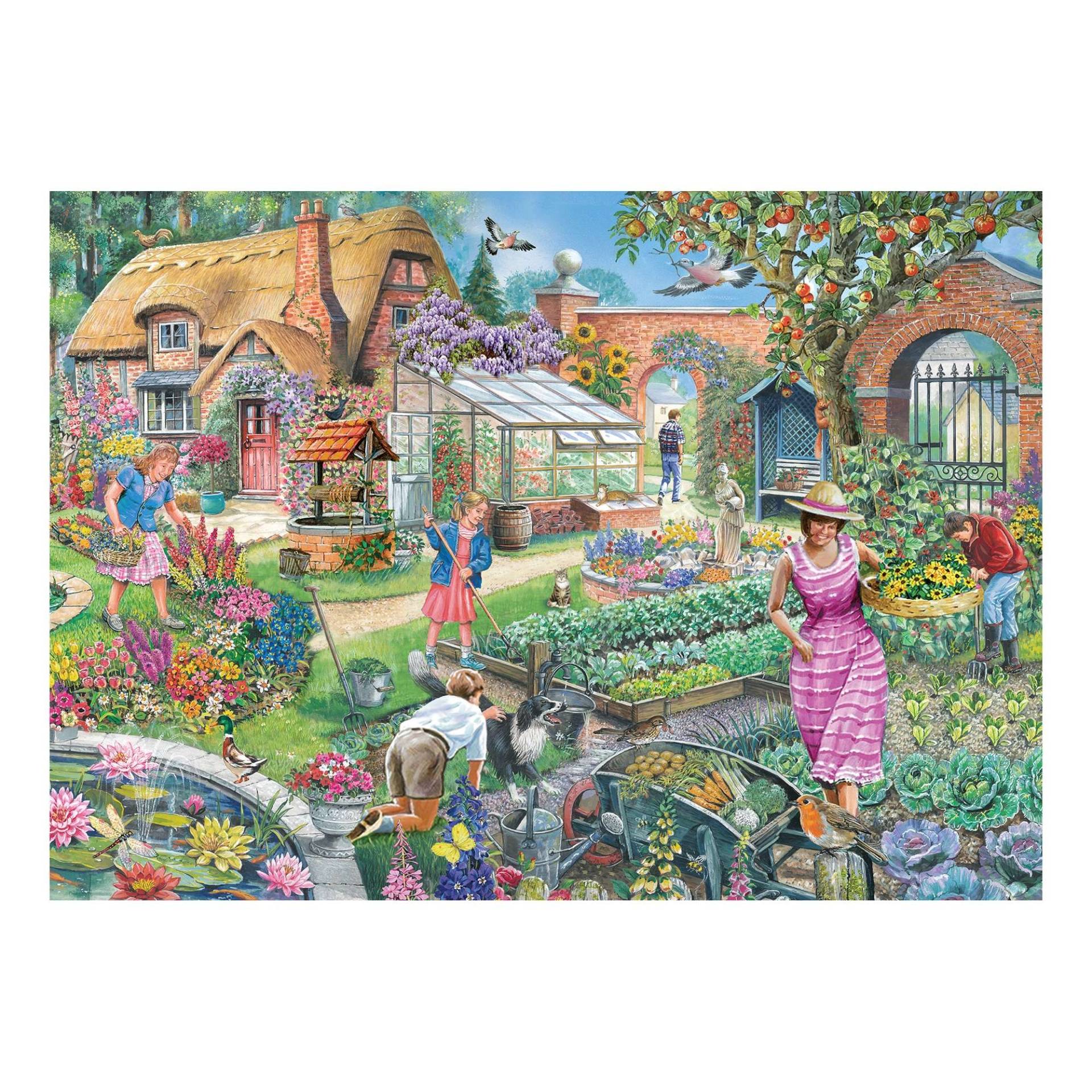 HOP - House of Puzzles No.29 Pretty Potager 1000 Teile Puzzle House-Of-Puzzles-HP0818 von HOP - House of Puzzles