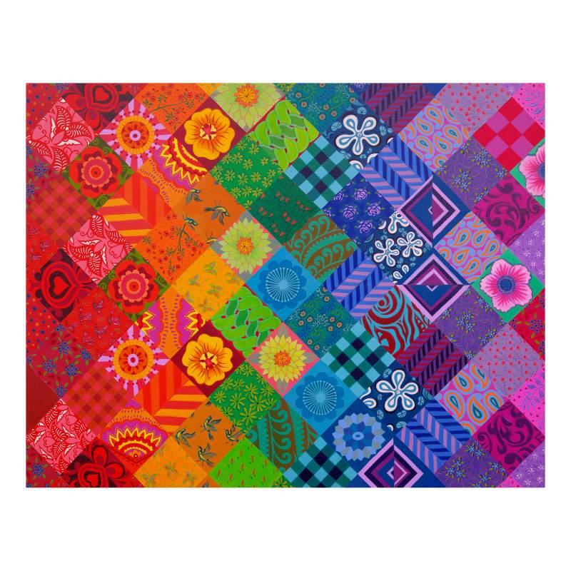HOP - House of Puzzles Regenbogen-Patchwork 1000 Teile Puzzle House-Of-Puzzles-HP0709 von HOP - House of Puzzles
