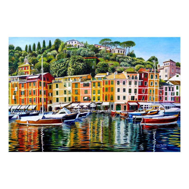 HOP - House of Puzzles Portofino Im Spiegel 1000 Teile Puzzle House-Of-Puzzles-HP0706 von HOP - House of Puzzles