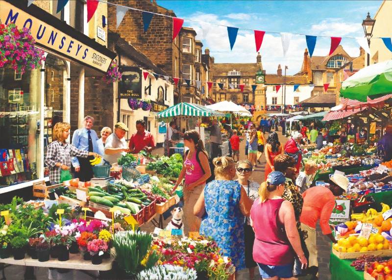 HOP - House of Puzzles Street Market 500 Teile Puzzle House-of-Puzzles-HP0761 von HOP - House of Puzzles