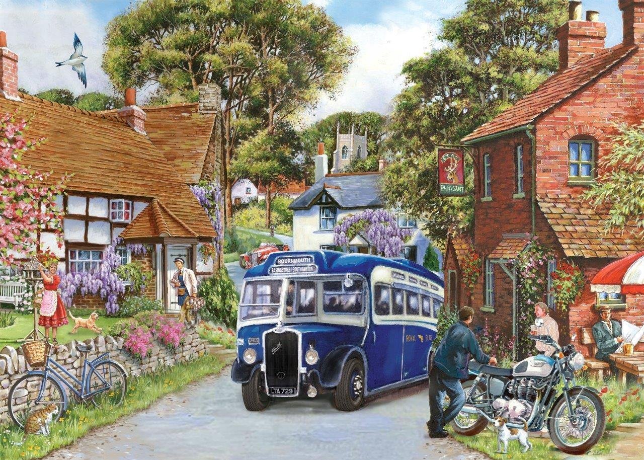 HOP - House of Puzzles Eng Hier 500 Teile Puzzle House-Of-Puzzles-HP0386 von HOP - House of Puzzles