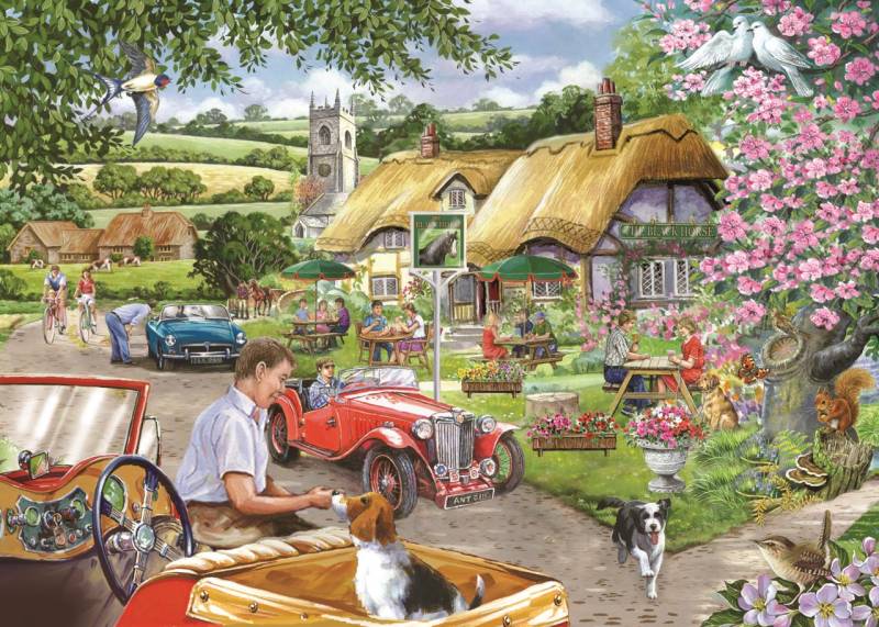 HOP - House of Puzzles Unterwegs am Wochenende 1000 Teile Puzzle House-Of-Puzzles-HP0510 von HOP - House of Puzzles