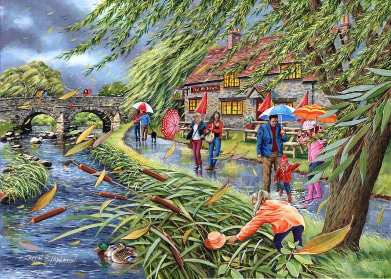 HOP - House of Puzzles Wind In Den Weiden 1000 Teile Puzzle House-Of-Puzzles-HP0664 von HOP - House of Puzzles