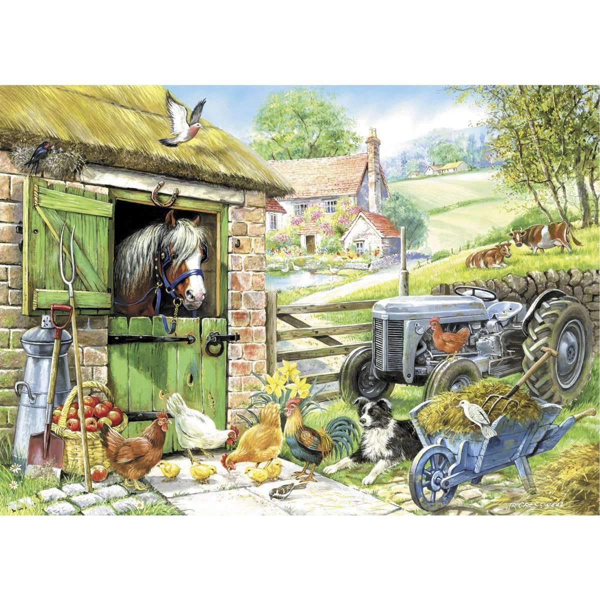 HOP - House of Puzzles XXL Teile - Auf dem Bauernhof 250 Teile Puzzle House-Of-Puzzles-HP0141 von HOP - House of Puzzles