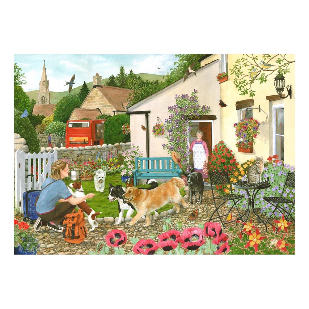 HOP - House of Puzzles XXL Teile - Begrüßungskomitee 500 Teile Puzzle House-Of-Puzzles-HP0616 von HOP - House of Puzzles