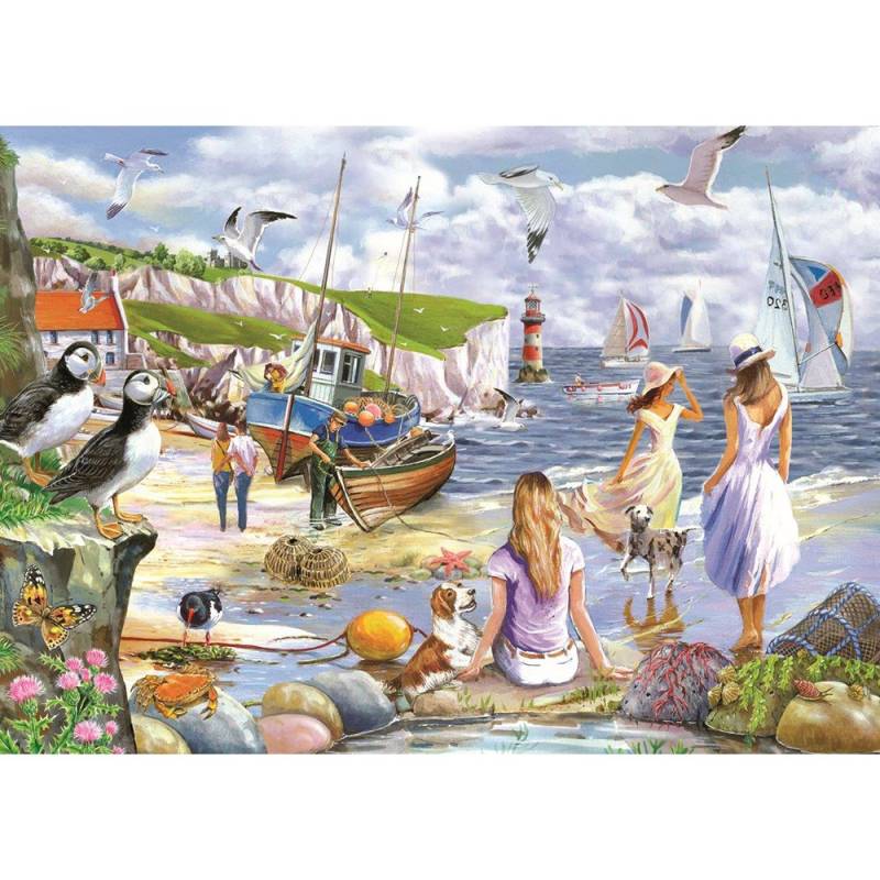 HOP - House of Puzzles XXL Teile - Küstenbrisen 500 Teile Puzzle House-Of-Puzzles-HP0502 von HOP - House of Puzzles
