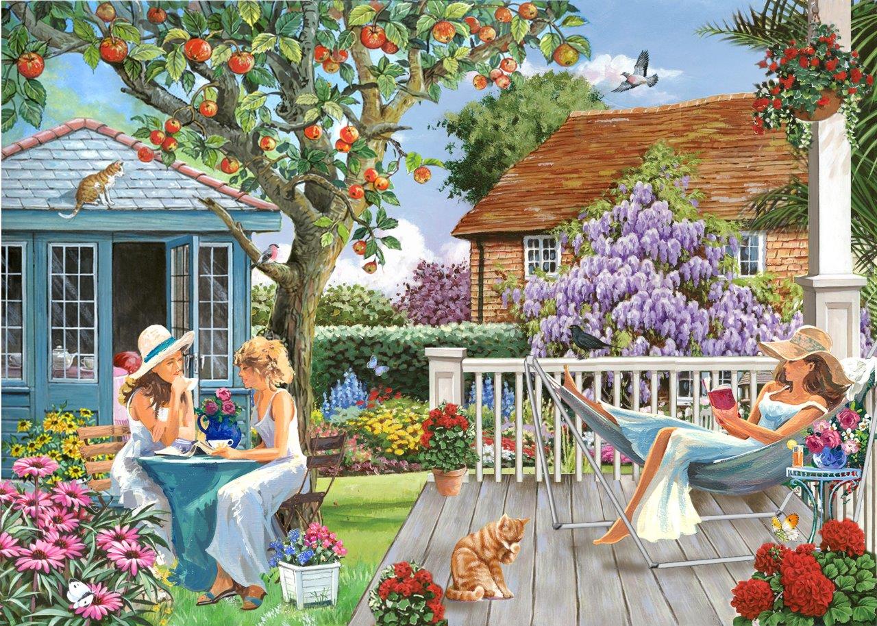 HOP - House of Puzzles XXL Teile - Darley Collection - Damen Unter Sich 250 Teile Puzzle House-Of-Puzzles-HP0488 von HOP - House of Puzzles